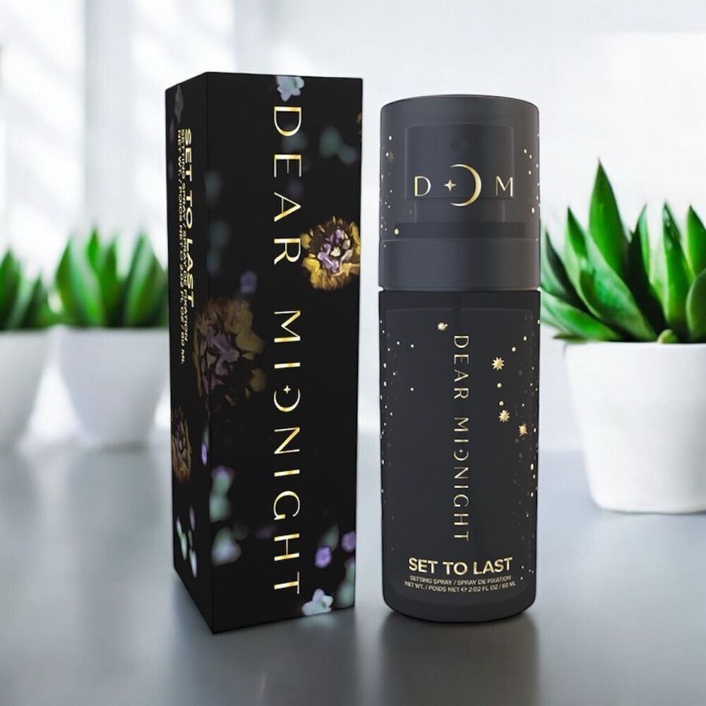 Dear Midnight‎ Set To Last Setting Spray Cruelty-Free Makeup Skincare NEW